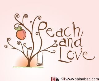 Peach and Love logo