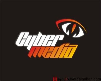 Cyber media logo-百衲本标志设计欣赏