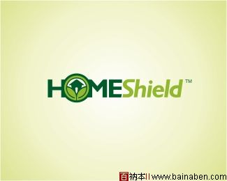 HomeShield logo-百衲本标志设计欣赏