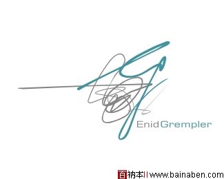 Enid Grempler logo-百衲本标志设计欣赏