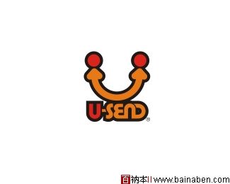 U-SEND logo-百衲本标志设计欣赏