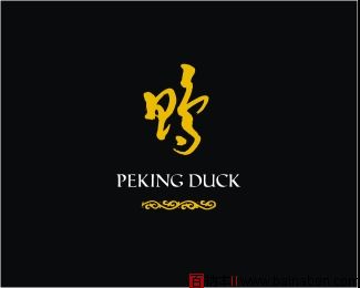 Peking Duck Updated logo-百衲本标志设计欣赏