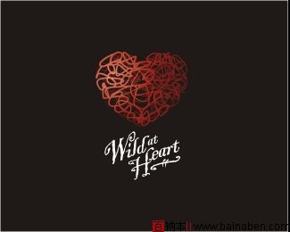 Wild at Heart v2 logo-百衲本标志设计欣赏