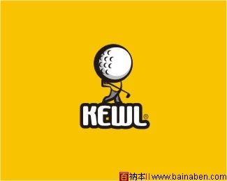Kewl Golf logo-百衲本标志设计欣赏