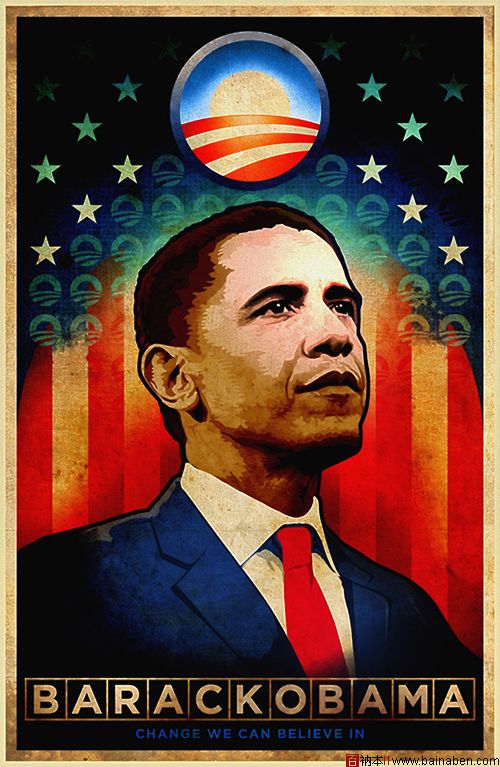 美国总统Obama竞选艺术海报设计欣赏