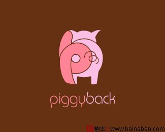 piggyback logo-百衲本视觉