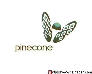 PINE CONE sport shoes logo -bainaben