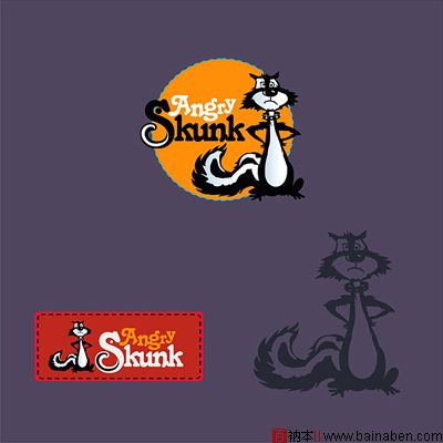 Angry Skunk‘logo-mydandong-百衲本视觉