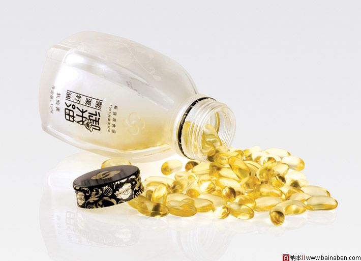御米油罂粟籽油软胶囊包装设计欣赏-百衲本