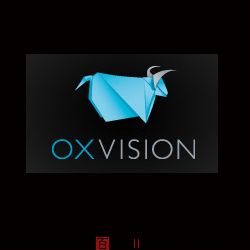 oxvision折纸风格标志设计-百衲本