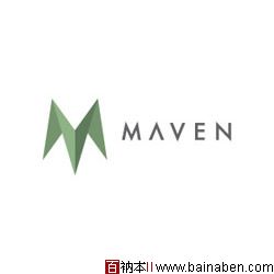 maven折纸风格标志设计-百衲本