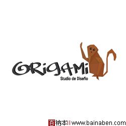 origami 折纸风格标志设计-百衲本