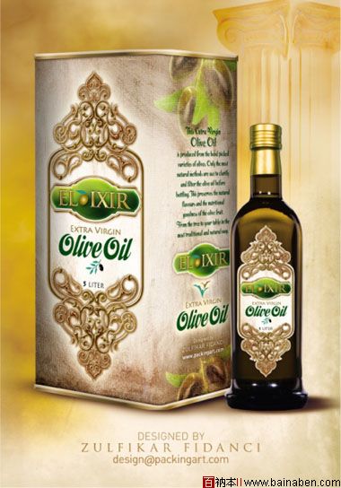 国外橄榄油包装设计欣赏 百衲本