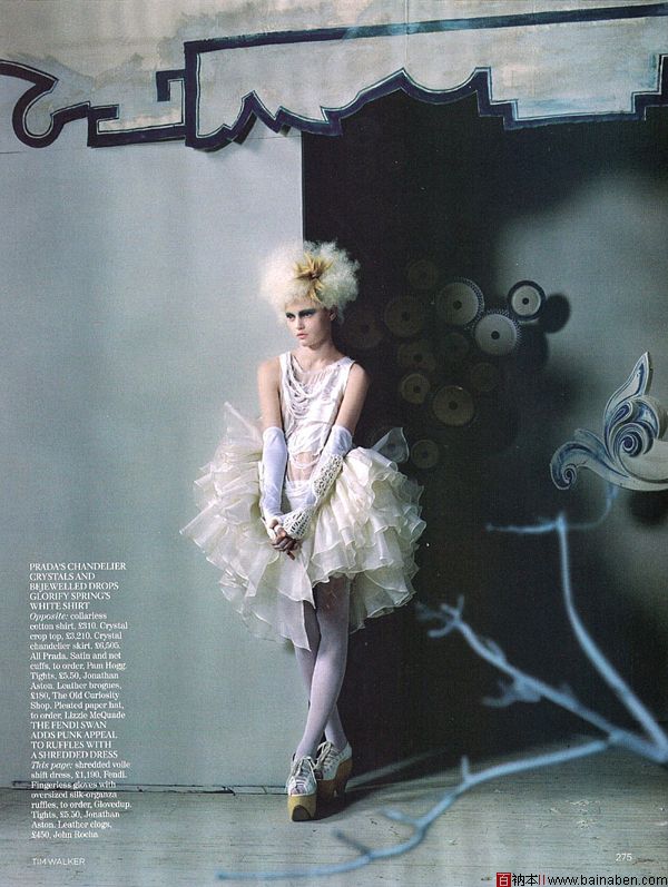 Vogue UK 2010年3月大片：China White-百衲本