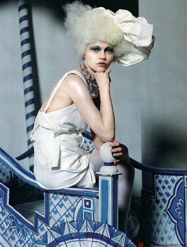 Vogue UK 2010年3月大片：China White-百衲本