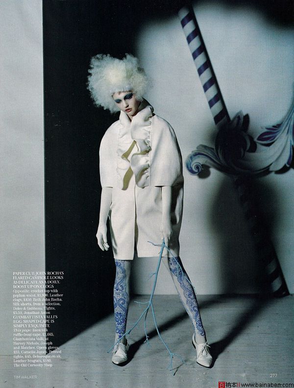 Vogue UK 2010年3月大片：China White-百衲本