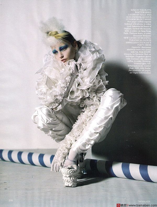 Vogue UK 2010年3月大片：China White-百衲本