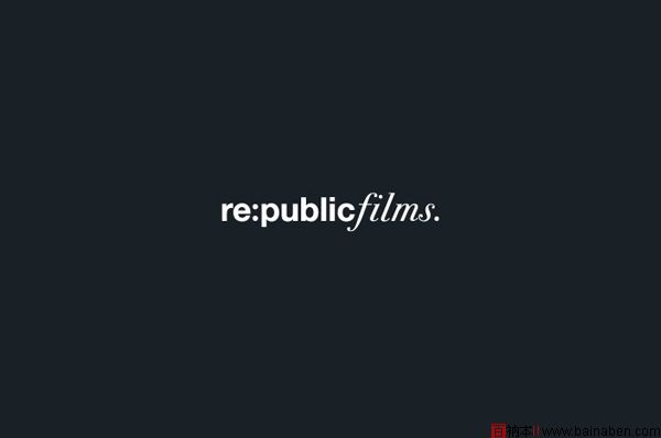韩国re:public films品牌VI设计-百衲本