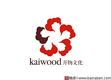 kaiwood 开物文化标志-张海林标志-百衲本标志