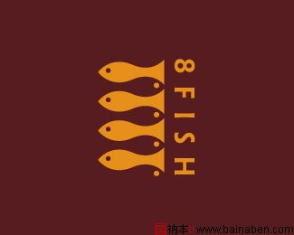 形象的鱼形logo设计欣赏