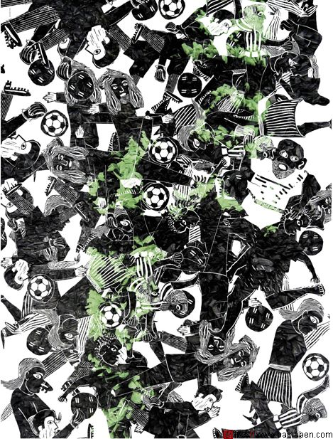 2010年南非世界杯官方艺术海报 