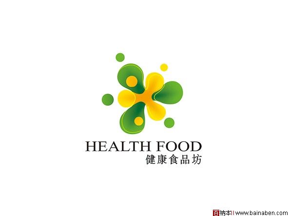 健康食品坊识别形象1-百衲本