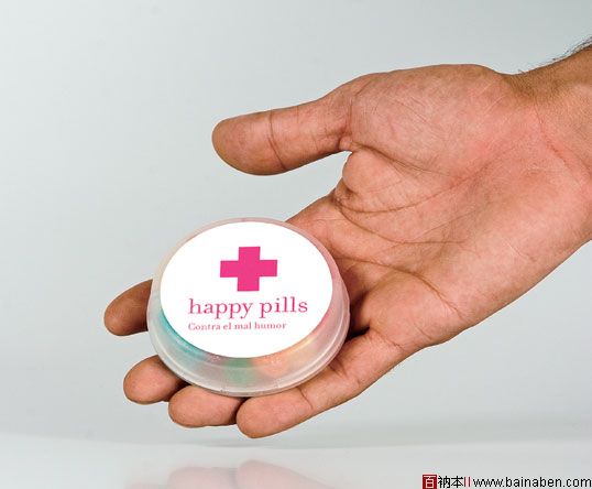 Happy pills 欧美简洁药品包装设计欣赏