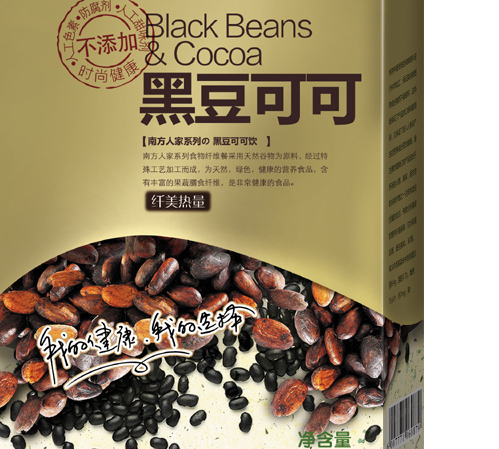 南方人家黑豆可可包装-保健食品包装