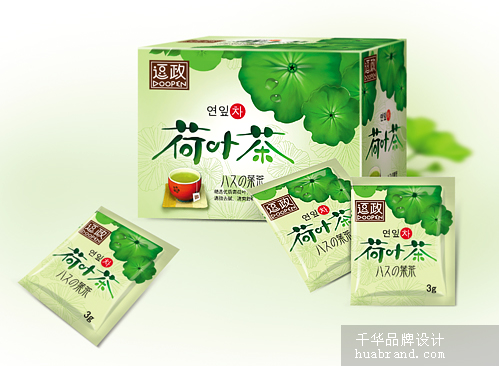 逗政荷叶茶包装