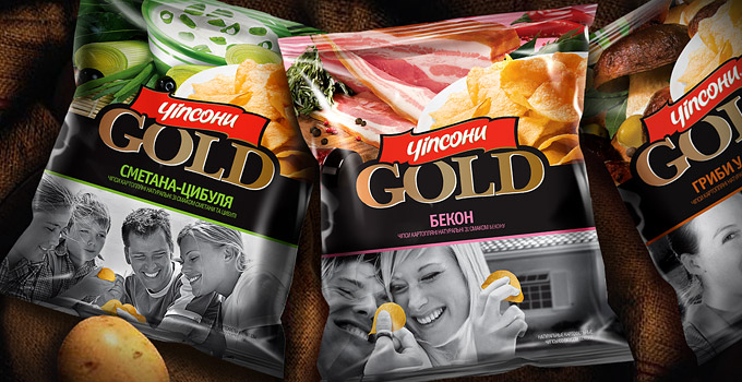 俄罗斯KIAN薯片包装设计欣赏