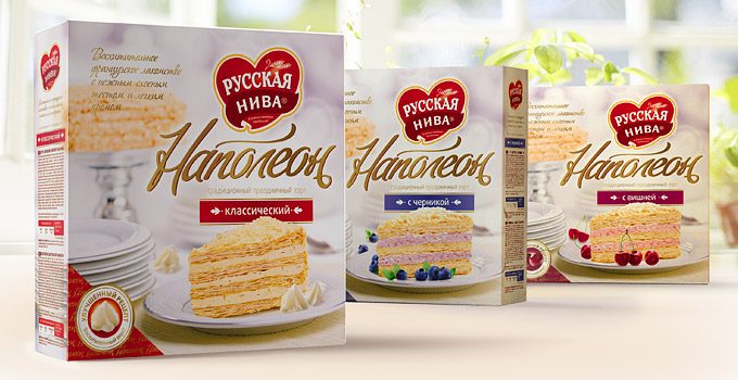 俄罗斯设计公司KIAN蛋糕包装设计欣赏