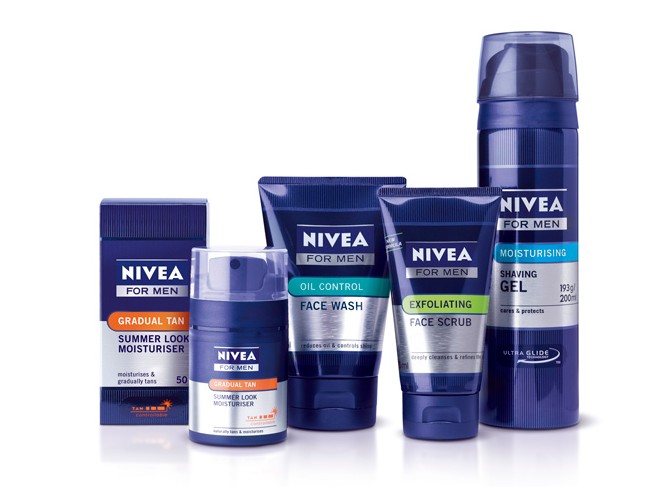 男士化妆品包装设计欣赏-妮维雅-百衲本,百衲本