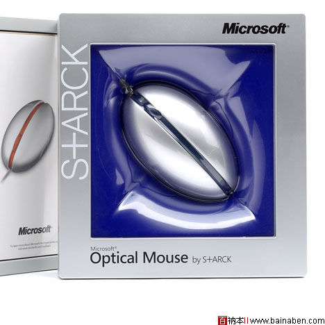 swerve Microsoft Optical Mouse 包装设计欣赏-百衲本视觉