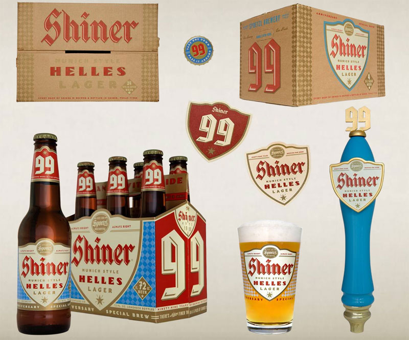 Mc Garrah Jessee的Shiner啤酒系列设计作品