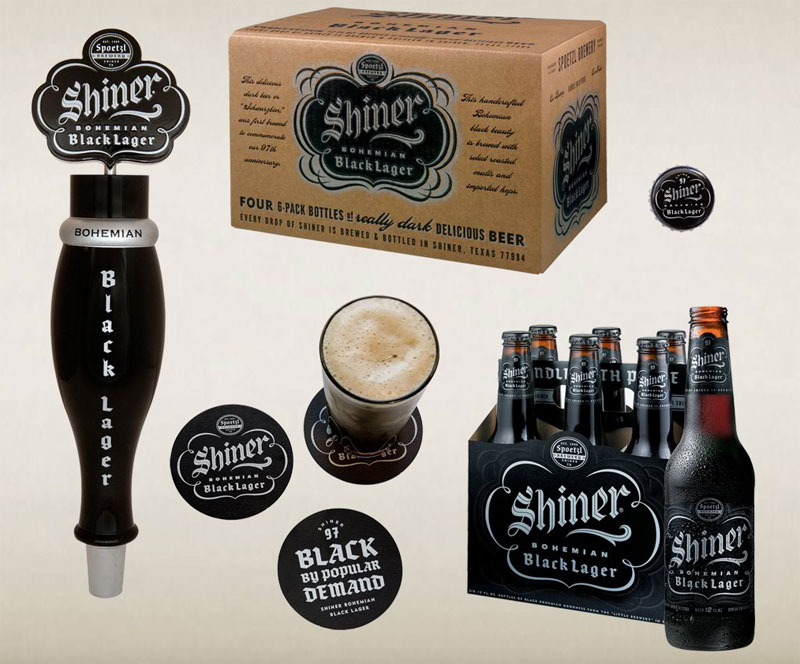 Mc Garrah Jessee的Shiner啤酒系列设计作品