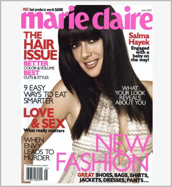 国外时尚杂志Marie Claire封面设计欣赏