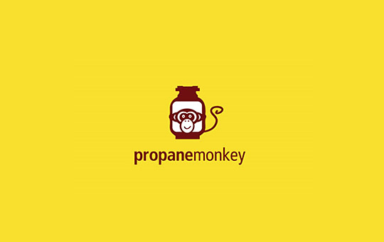 Propane Monkey by Ungureanu Claudiu