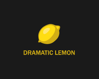 以柠檬图形抽象的标志-百衲本