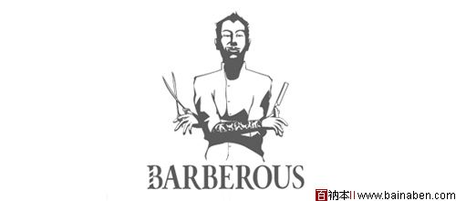 男人形象的标志设计欣赏-百衲本