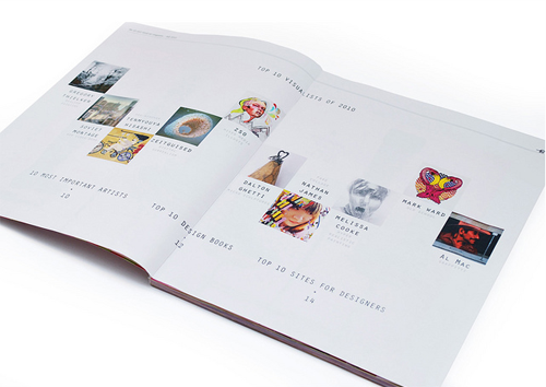 国外巧妙的有创意的画册目录页设计欣赏-百衲本