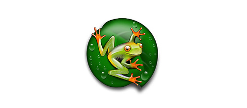 青蛙相关标志，frog logo-百衲本视觉