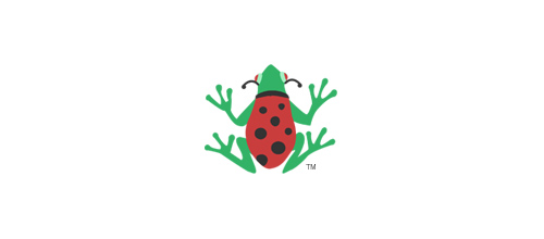 青蛙相关标志，frog logo-百衲本视觉