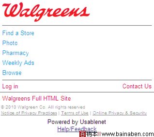 手机web网页设计欣赏-手机网页模板-百衲本,百